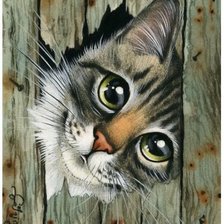 Схема вышивки «Дырка в заборе»