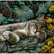 Схема вышивки «Лесной уголок»