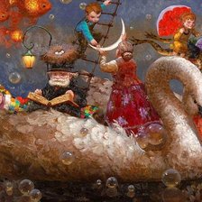 Схема вышивки «деские сны»