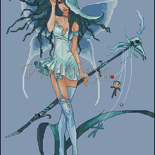 Схема вышивки «фея»