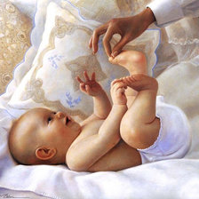 Схема вышивки «bebè»