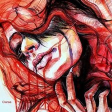 Схема вышивки «Рыжая девушка»