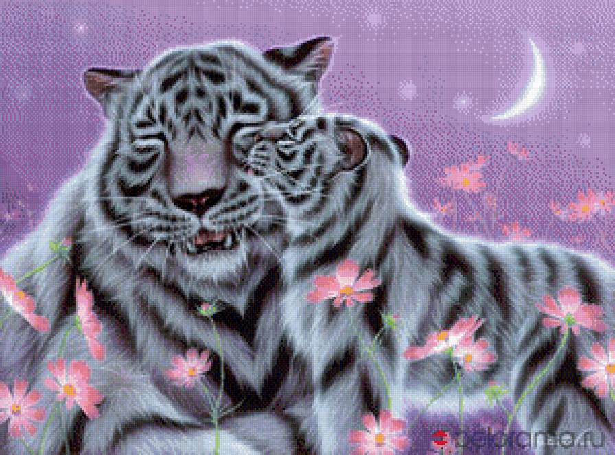 Любовь к маме - тигры, восток, животные, азия - предпросмотр