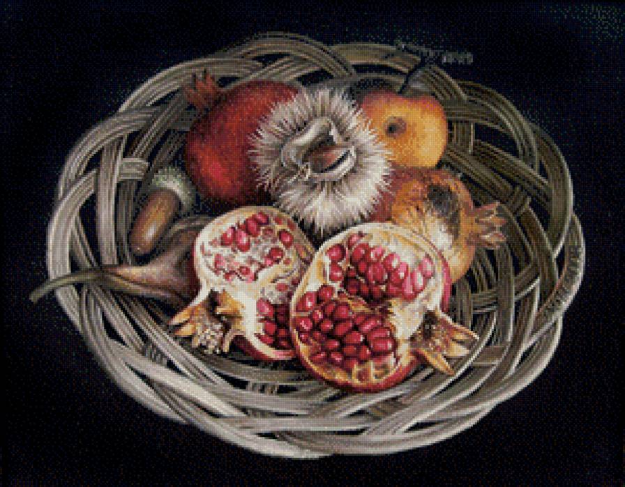 Дары природы - фрукты, натюрморт - предпросмотр