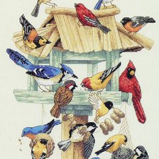 Схема вышивки «кормушка»