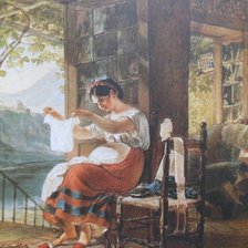 Схема вышивки «ожидание»