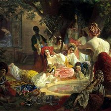 Схема вышивки «гарем»