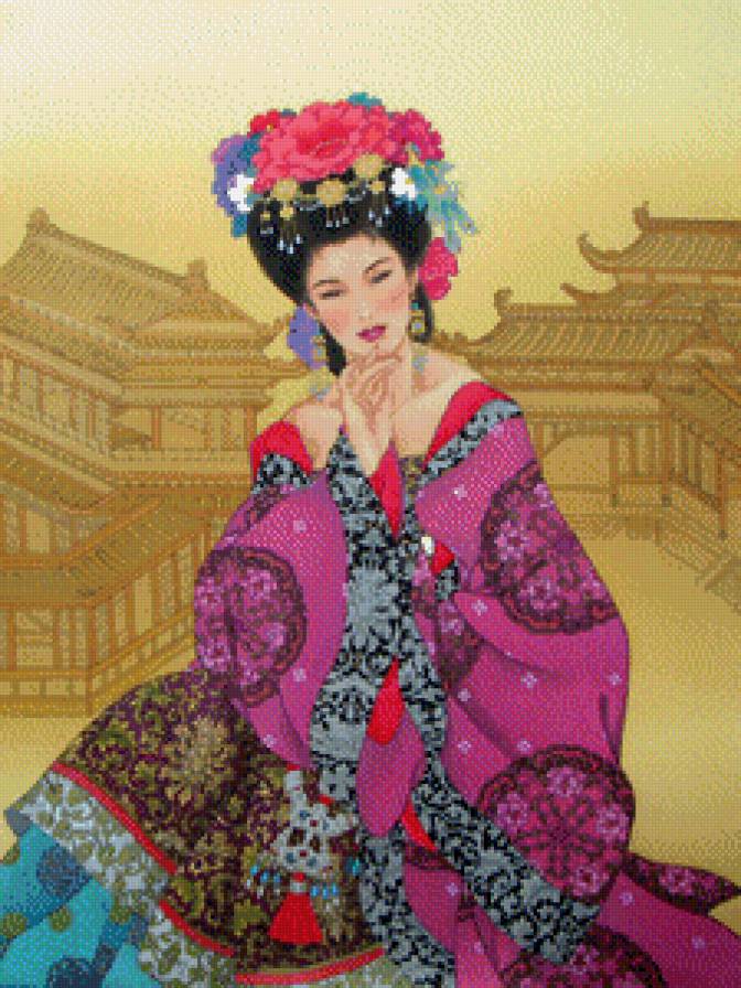 гейша - япония, восток, девушка, гейша - предпросмотр