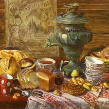 Схема вышивки «Самовар»