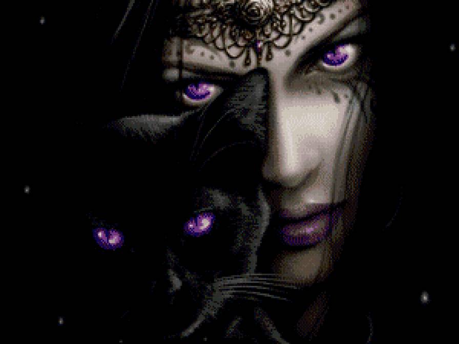 №586556 - фэнтэзи.девушка.животные - предпросмотр