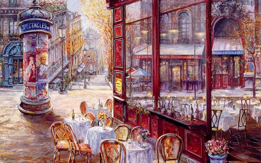 Парижское кафе - оригинал