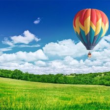 Схема вышивки «возд шар поле»