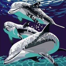 Схема вышивки «Жители морей»