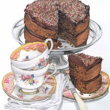 Схема вышивки «Тортик»