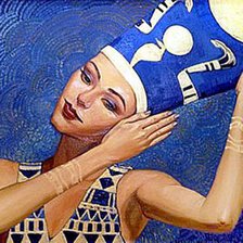 Схема вышивки «Нефертити»