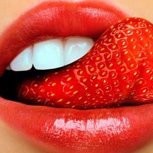 Схема вышивки «клубничка»