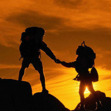 Схема вышивки «туристы»