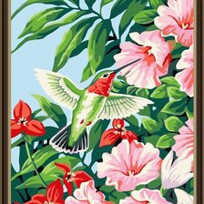 Схема вышивки «Колибри»