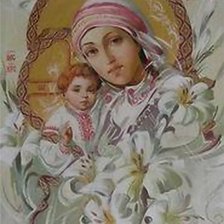 Схема вышивки «Богородица»