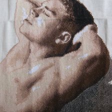 Схема вышивки «он»