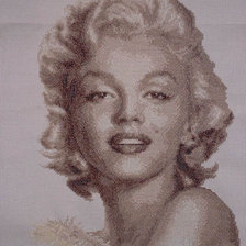 Схема вышивки «мерлин монро 2»