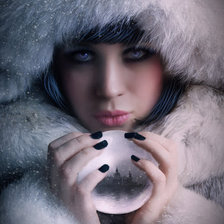 Схема вышивки «снежная сказка»