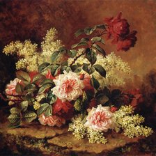 Схема вышивки «Paul De Longpre»