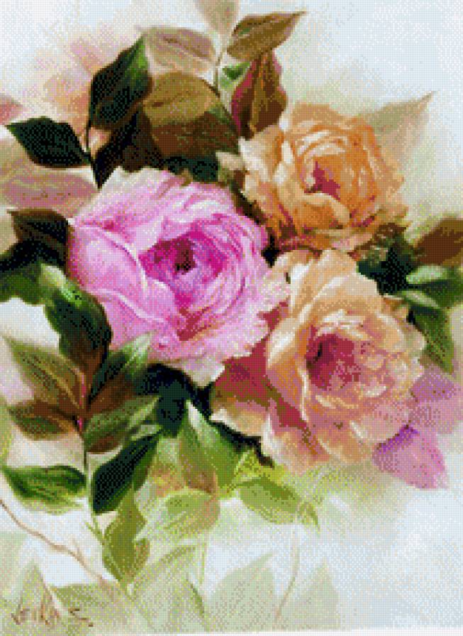 Gary Jenkins - roze w malarstwie - предпросмотр