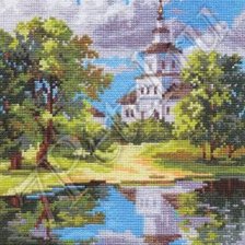 Схема вышивки «у озера»