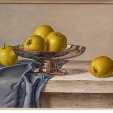 Схема вышивки «яблоки в вазе»