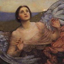 Схема вышивки «ქალი -ანგელოზი»