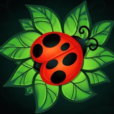 Схема вышивки «коровка»
