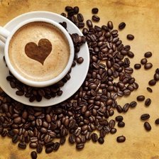 Схема вышивки «чашка кофе»