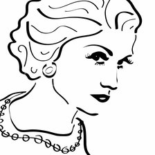 Коко Шанель 20 Х 20 см 120 Х 120 крестиков