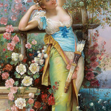 Схема вышивки «ретро»