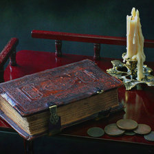 Схема вышивки «Старая книга 2»