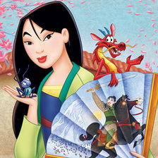 Схема вышивки «Мулан»