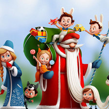 Схема вышивки «Новый год»