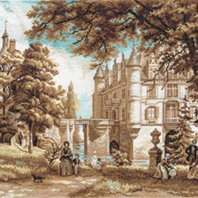 Схема вышивки «Замок»