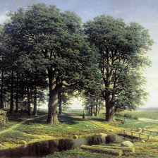 Схема вышивки «пейзаж»