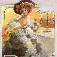 Схема вышивки «ретро афиша»