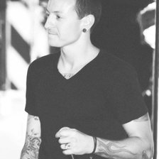 Схема вышивки «Chester Bennington»