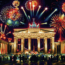 Схема вышивки «Праздничный фейерверк»