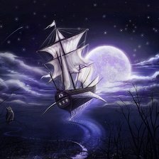 Схема вышивки «летучий голандец»