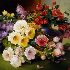 Схема вышивки «букет»