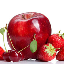 Схема вышивки «фрукты»