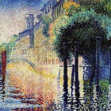 Схема вышивки «Анри Эдмон Кросс Rio San Trovaso, Venice»