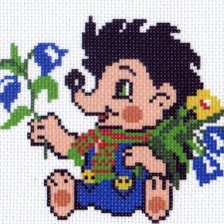 Схема вышивки «Ёжик»