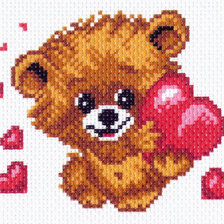 Схема вышивки «Меджвежонок»