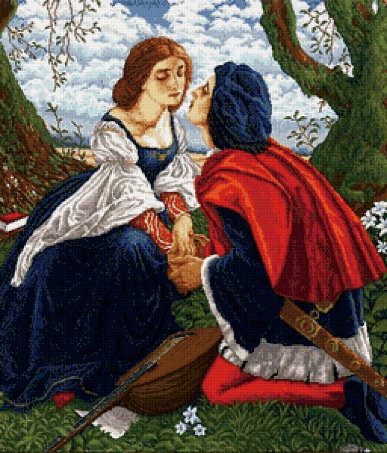 Признание - любовь, девушка, юноша, природа - предпросмотр